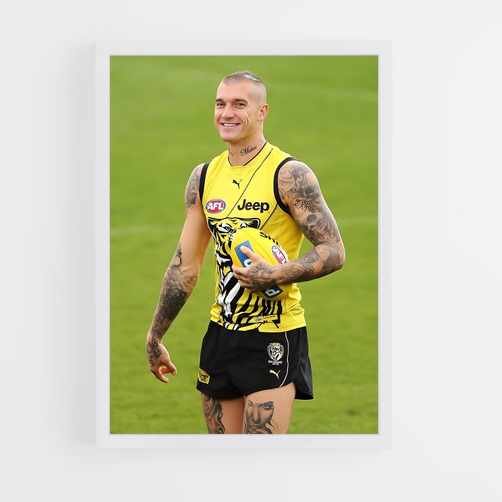 Poster Dustin martin – affiche Football australien (vue 3)